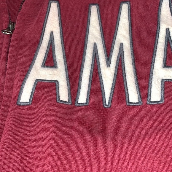 Alabama Vintage Look Front Zip Jacket - Picture 6 of 7